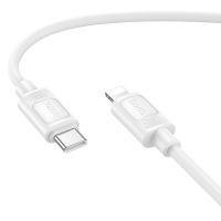 Кабель Type-C Lightning HOCO X122 Benefit silicone Type-C White