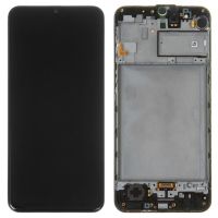 Дисплей Samsung Galaxy M31 SM-M315 OR 100% (Assembled Service Pack) with frame Black