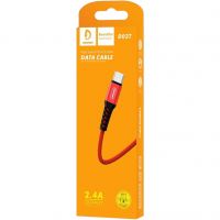 Кабель USB Type-C Denmen D02T (1m / 2.4A)