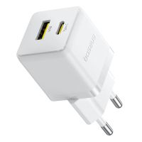 Зарядний пристрій Baseus Palm Fast Charger C+U 30W EU Moon White