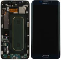Дисплей Samsung Galaxy S6 Edge Plus SM-G928 with frame Blue (Original AMOLED)