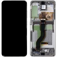 Дисплей Samsung Galaxy S20 Plus SM-G985 / G986 OR 100% (Service Pack) with frame Gray