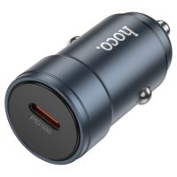 Автомобільний зарядний пристрій HOCO Z57 Glorious single-port PD30W Metal Gray