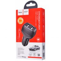 Автомобільний зарядний пристрій Borofone BZ19 (2x USB / Кабель USB Type-C / 2.4A)