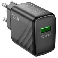 Зарядний пристрій HOCO CS21A Rich single port QC3.0 charger Black