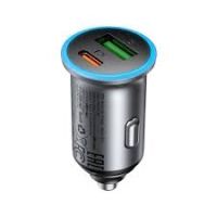 Автомобільний зарядний пристрій ACEFAST B15 65W (USB-A+USB-C) dual port metal car charger