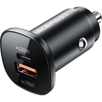 Автомобільний зарядний пристрій ACEFAST B1 mini 38W(USB-C+USB-A) dual-port metal car charger