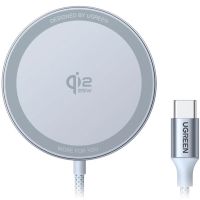 Бездротовий зарядний пристрій UGREEN W753 25W Magnetic Wireless Charger Starlight Blue