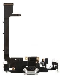 Шлейф зарядки для iPhone 11 Pro Max (6.5") Silver H/C