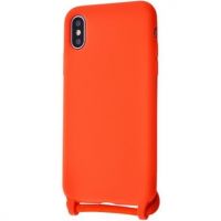 Чохол (Lanyard Case) для iPhone X / Xs зі шнурком Orange