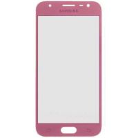 Скло дисплея Samsung Galaxy J3 2017 SM-J330 Pink (для переклеювання)