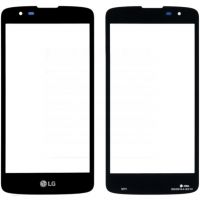 Скло дисплея LG K8 K350E Black (для переклеювання)