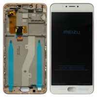 Дисплей Meizu M3 Note (L681H) complete with Frame Gold Original (PRC)