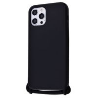 Чохол (Lanyard Case) для iPhone 12 Pro Max зі шнурком Black
