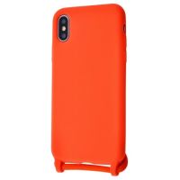 Чохол (Lanyard Case) для iPhone Xs Max зі шнурком Orange
