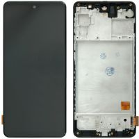 Дисплей Samsung Galaxy M31S SM-M317 OLED with frame Black (Small LCD)