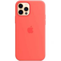 Чохол (Sillicon Case) для iPhone 12 / iPhone 12 Pro with magsafe and splash Pink Citrus
