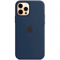 Чохол (Sillicon Case) для iPhone 12 Pro Max with magsafe and splash Deep Navy