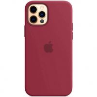 Чохол (Sillicon Case) для iPhone 12 / iPhone 12 Pro with magsafe Plum