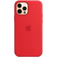 Чохол (Sillicon Case) для iPhone 12 / iPhone 12 Pro with magsafe and splash Red