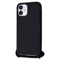 Чохол (Lanyard Case) для iPhone 12 Mini зі шнурком Black