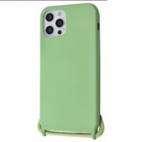 Чохол (Lanyard Case) для iPhone 12 Mini зі шнурком Mint Gum