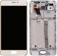 Дисплей Meizu M3s (Y685) OR 100% (Service Pack) with frame Gold