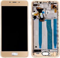 Дисплей Meizu U10 U680h OR 100% (Service Pack) with frame Gold