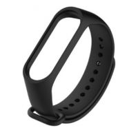 Силіконовий Ремінець Xiaomi Mi Band 3 / Mi Band 4 Black