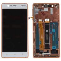 Дисплей Nokia 3 (TA-1032 / TA-1020 / TA-1028 / TA-1038) complete with frame Copper White