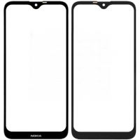 Скло дисплея Nokia 2.3 Black (для переклеювання)