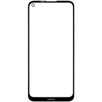 Скло дисплея Nokia 3.4 Black + OCA (для переклеювання)