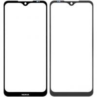 Скло дисплея Nokia 6.2 / Nokia 7.2 Black (для переклеювання)