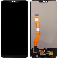 Дисплей Oppo A3 / Oppo F7 complete Black (широкий чубчик)