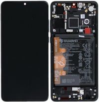 Дисплей Huawei P30 (ELE-L29) OR 100% (Service Pack) with frame+battery Black