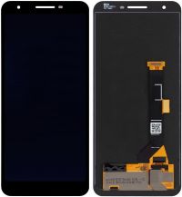Дисплей Google Pixel 3A complete Black Original (REF)
