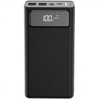 Акумулятор портативний (PowerBank) XO DESIGN PR123 (30000mAh / 5V-2A) Black