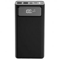 Акумулятор портативний (PowerBank) XO DESIGN PR124 (40000mAh / 5V-2A) Black