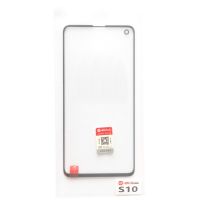Скло дисплея Samsung Galaxy S10 SM-G973 Black + OCA (для переклеювання)