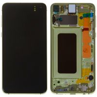 Дисплей Samsung Galaxy S10E SM-G970 OR 100% (Service Pack) with frame Yellow