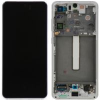 Дисплей Samsung Galaxy S21 FE SM-G990B OR 100% (Service Pack) with frame White