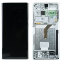Дисплей Samsung Galaxy S22 Ultra 5G SM-S908 OR 100% (Service Pack) with frame White