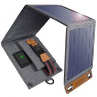 Портативна сонячна зарядна станція Choetech SC004 14W Black