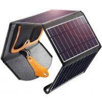 Портативна сонячна зарядна станція Choetech SC005 22W Black