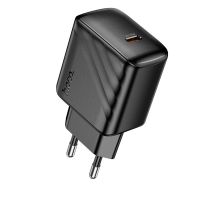 Зарядний пристрій HOCO CS24A Puerto single-port PD25W charger (EU) Black