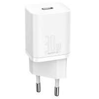 Блок USB Type-C Baseus Super SI 1C 30W Power Adapter (CCCJG30CE) White
