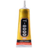 Клей Силіконовий T-8000 (110 ml) прозорий, пластиковий дозатор