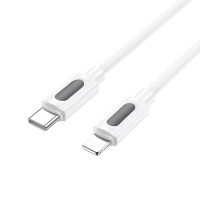Кабель USB Lightning BOROFONE BX114 Structure PD silicone iP White