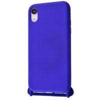 Чохол (Lanyard Case) для iPhone XR зі шнурком Ultramarine