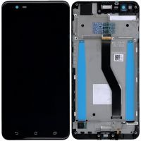 Дисплей Asus ZenFone 3 Zoom / Zoom S (ZE553KL / Z01HD / Z01HDA) with frame Black (Original AMOLED)